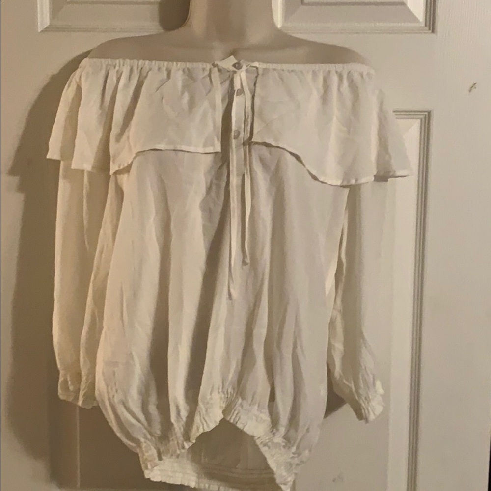 Pinky Off Shoulder Blouse